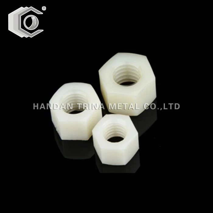 DIN934 Plastik Naylon Hex Somun