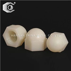 DIN1587 Plastik Naylon Kap Somun